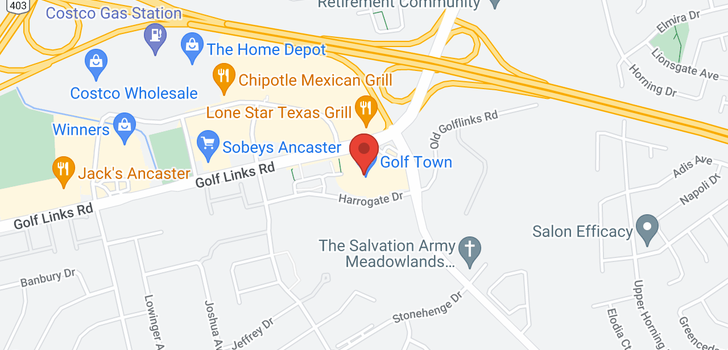 map of 6 1100 GOLF LINKS Road